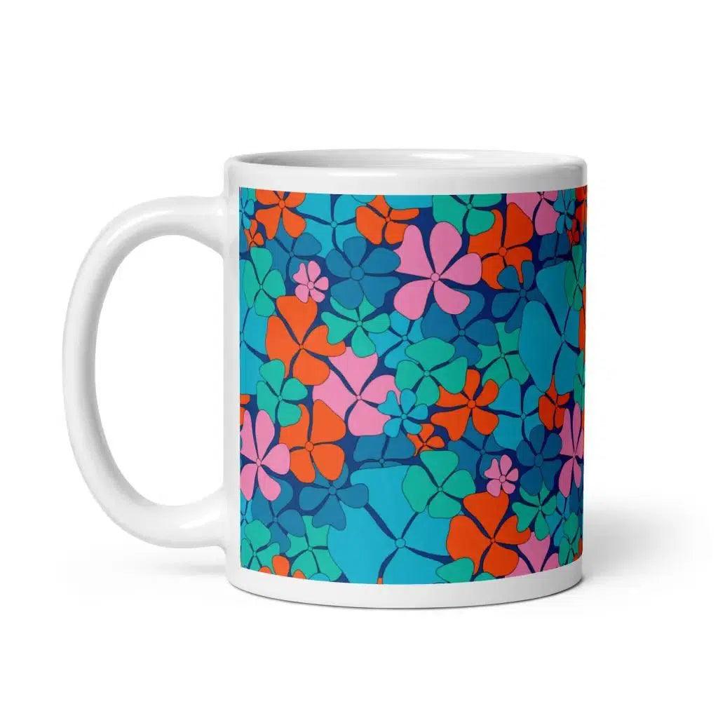 ADELIE orange blue - Mug - SHALMIAK