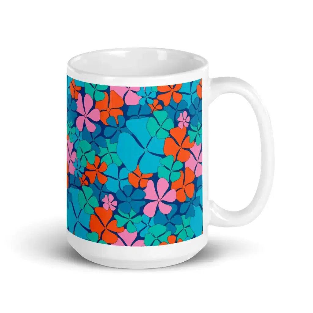 ADELIE orange blue - Mug - SHALMIAK