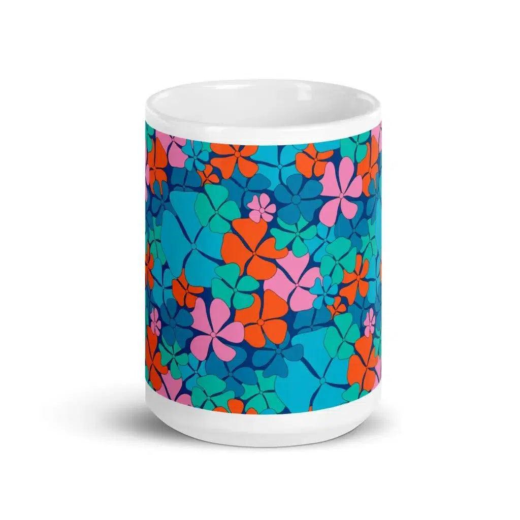ADELIE orange blue - Mug - SHALMIAK