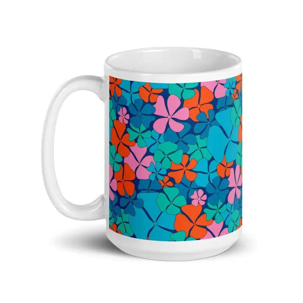 ADELIE orange blue - Mug - SHALMIAK
