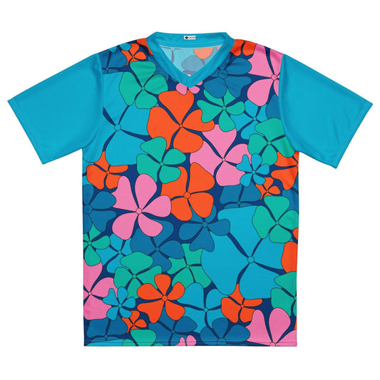 ADELIE orange blue - Sports Jersey - SHALMIAK