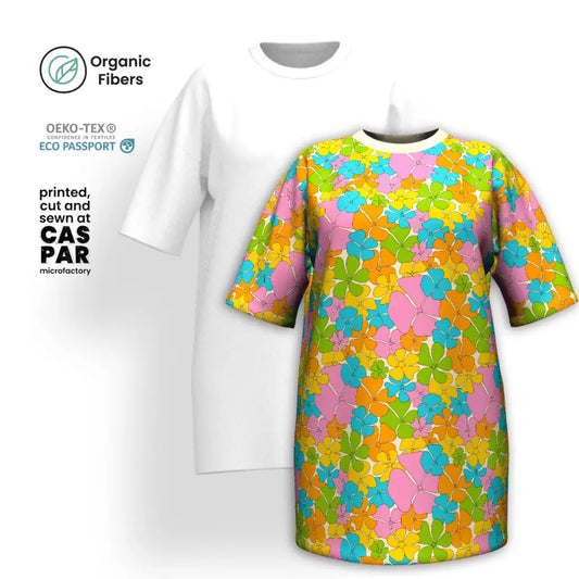 ADELIE pastel - T-shirt dress (organic cotton)