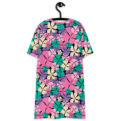 ADELIE pink mint - T-Shirt Dress - SHALMIAK