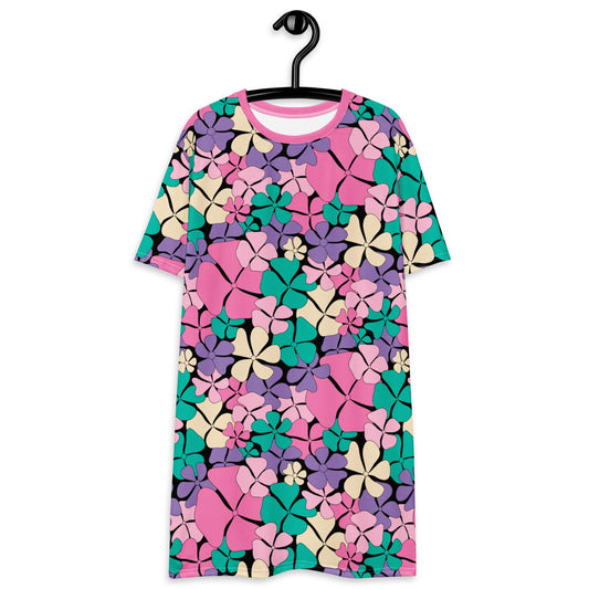 ADELIE pink mint - T-Shirt Dress - SHALMIAK