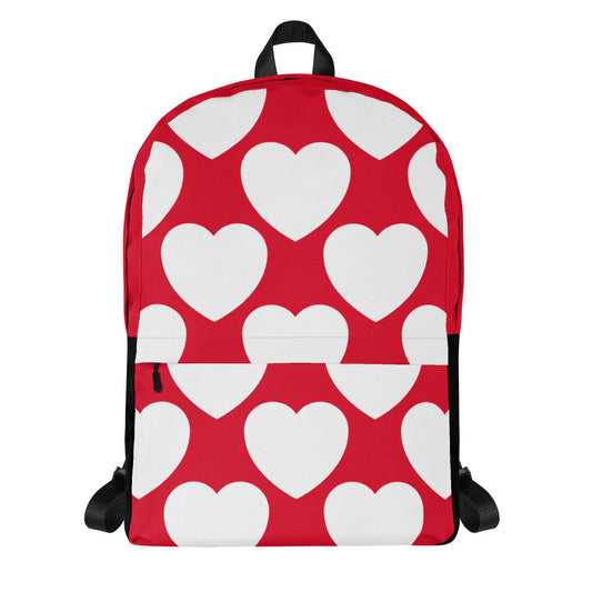 ELLIE LOVE redwhite - Backpack - SHALMIAK