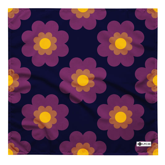 Bandana - FANCY BLOOM plum