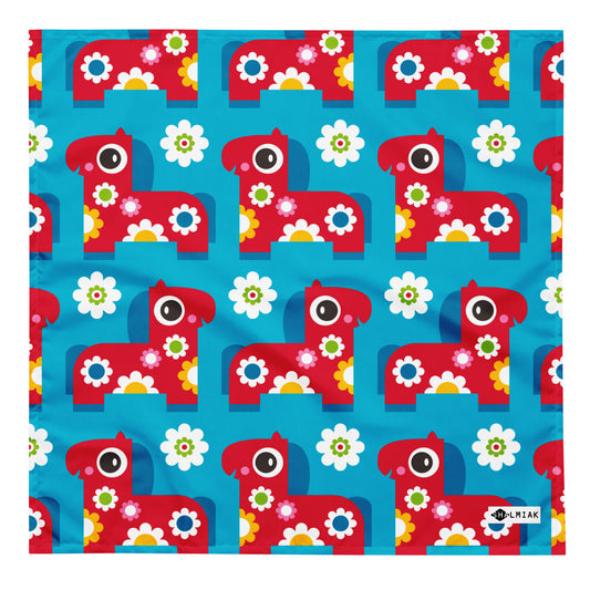 Bandana - PONY BLOOM turquoise