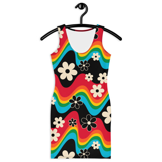 FLORA RAVE - Fitted Dress
