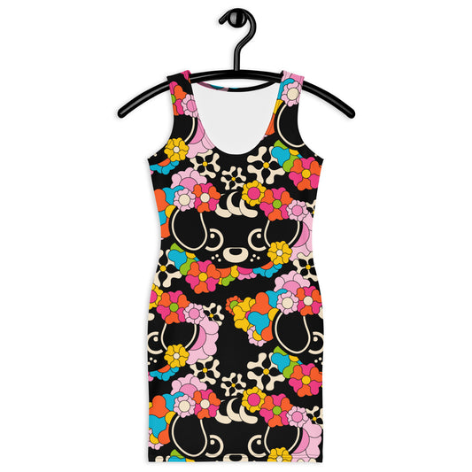 FUNKYPUP black - Fitted Dress