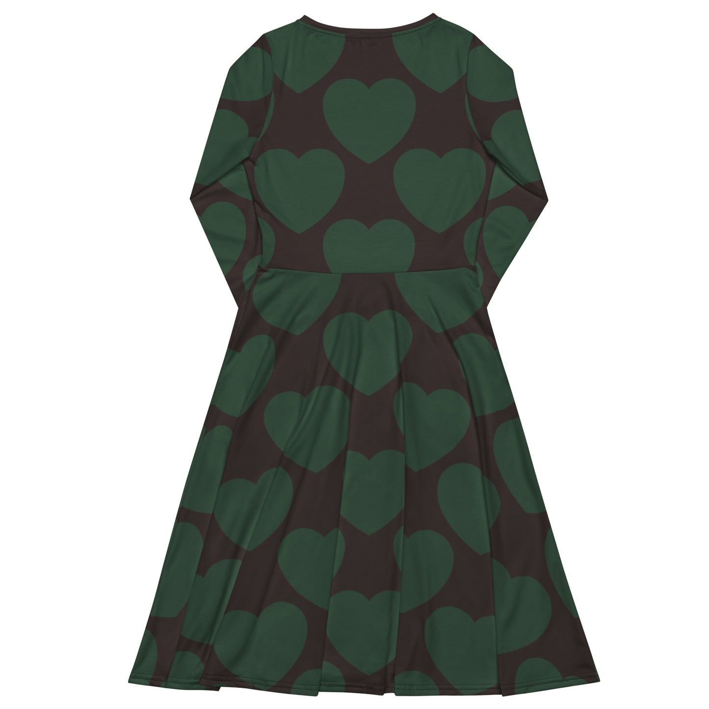ELLIE LOVE forest - Midi dress with long sleeves and handy pockets