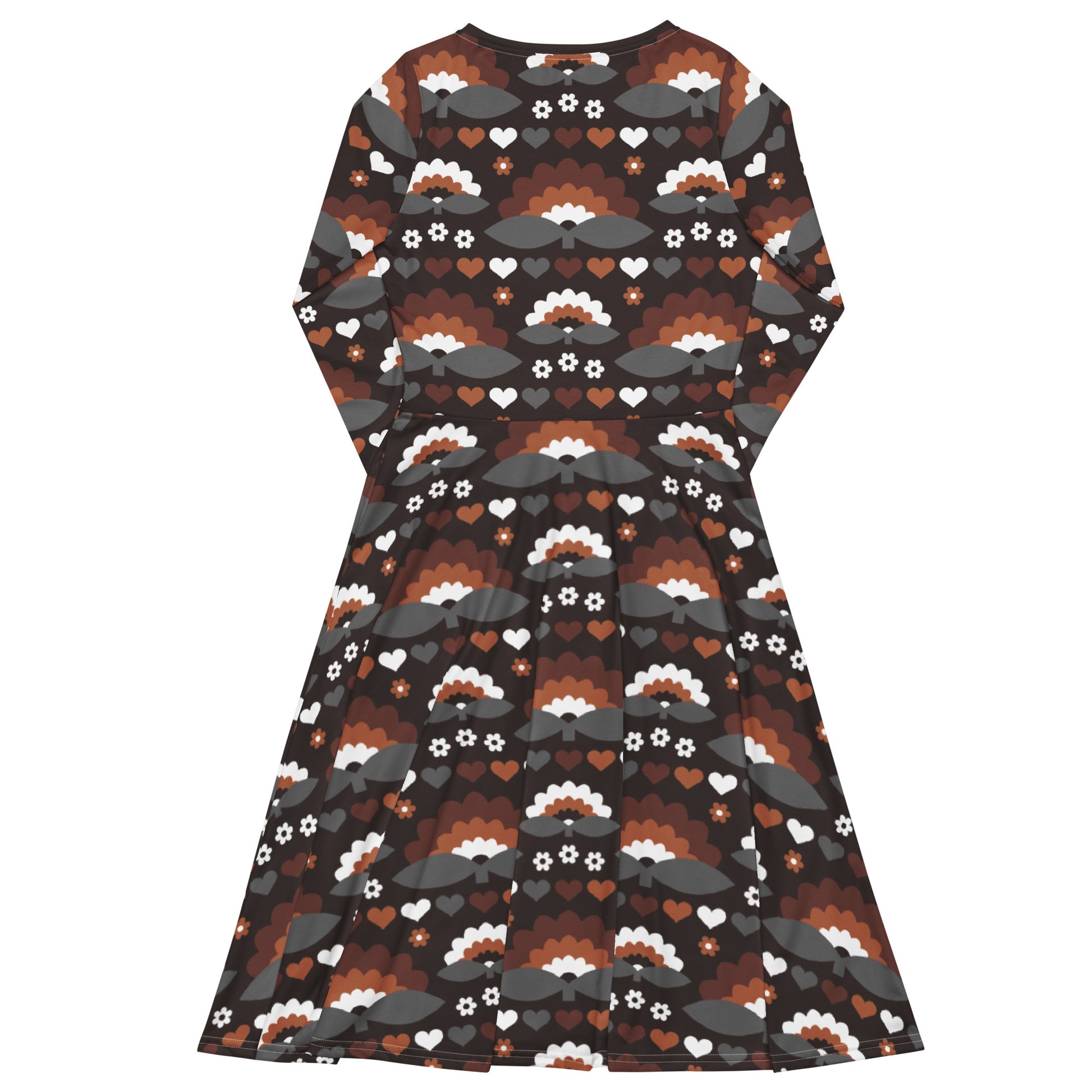 FALL IN LOVE mocca - Midi Dress With Pockets