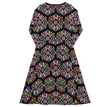 PEACOCK LOVE happy - Midi Dress With Pockets