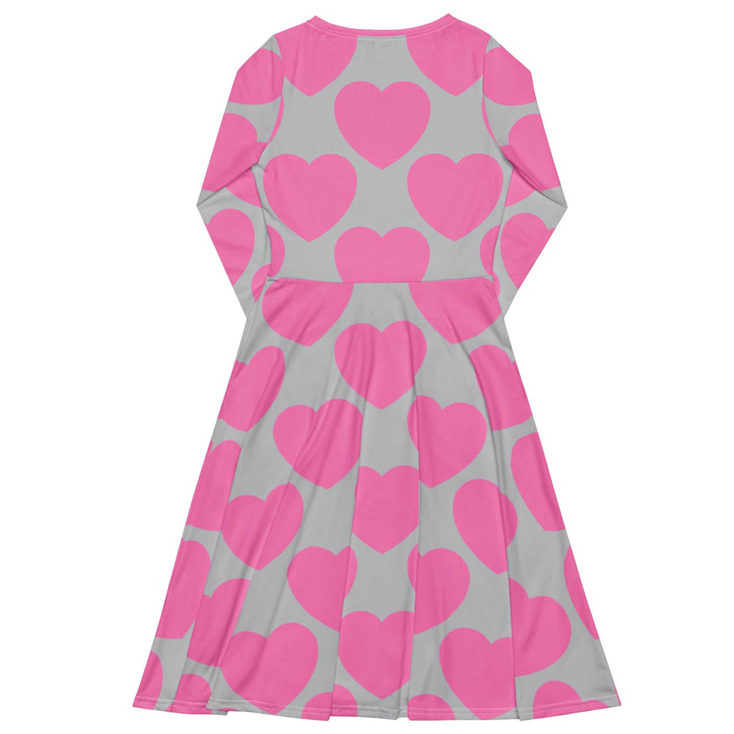 ELLIE LOVE pink grey - Midi Dress With Pockets