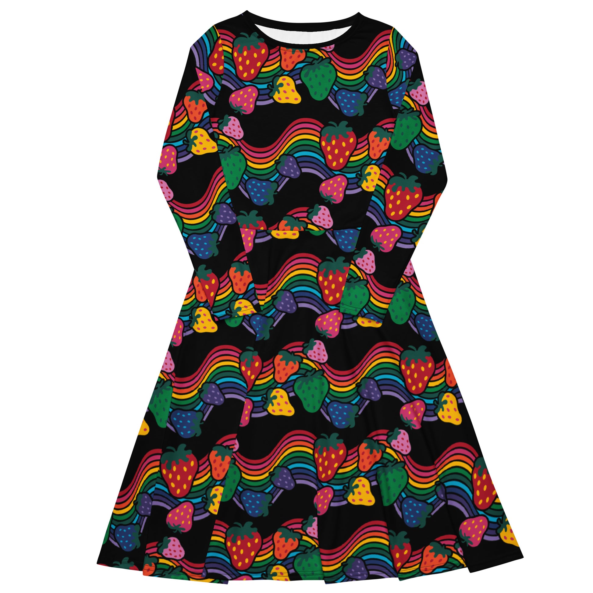 BERRYBOW black - Midi Dress With Pockets