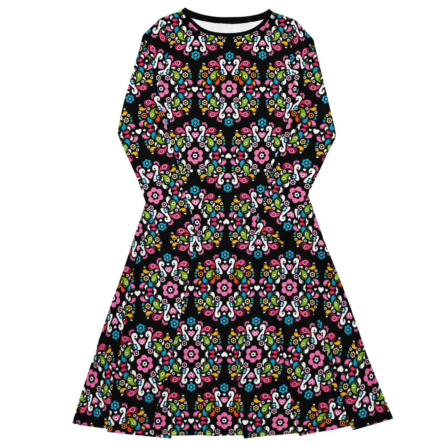 PEACOCK LOVE happy - Midi Dress With Pockets