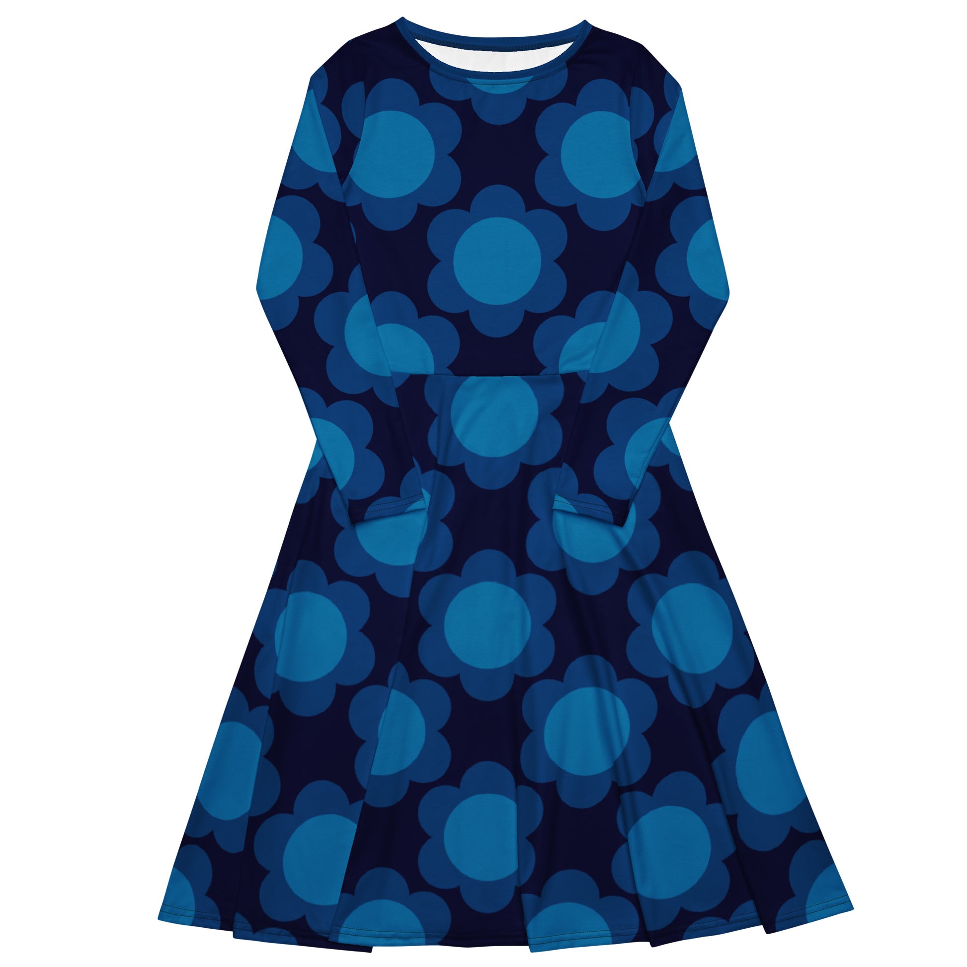 Midi dress - ELLIE dark blue
