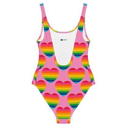 ELLIE LOVE rainbow pink - One-Piece Swimsuit