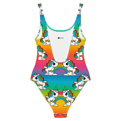 UNIQUE rainbow - One-Piece Swimsuit
