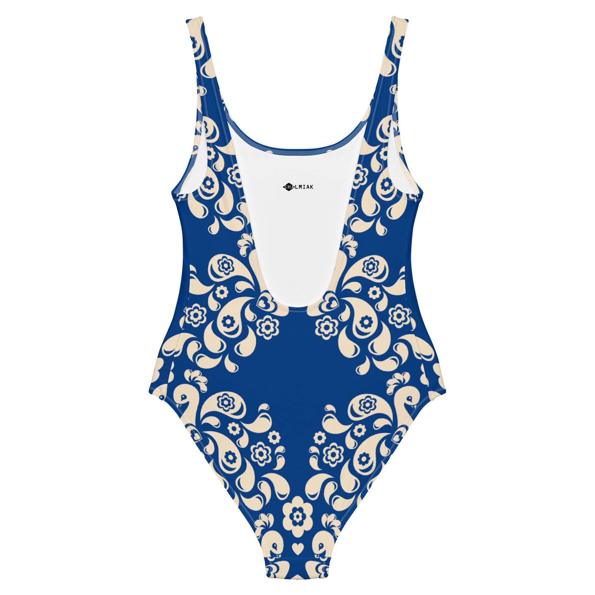 PEACOCK LOVE blue - One-Piece Swimsuit