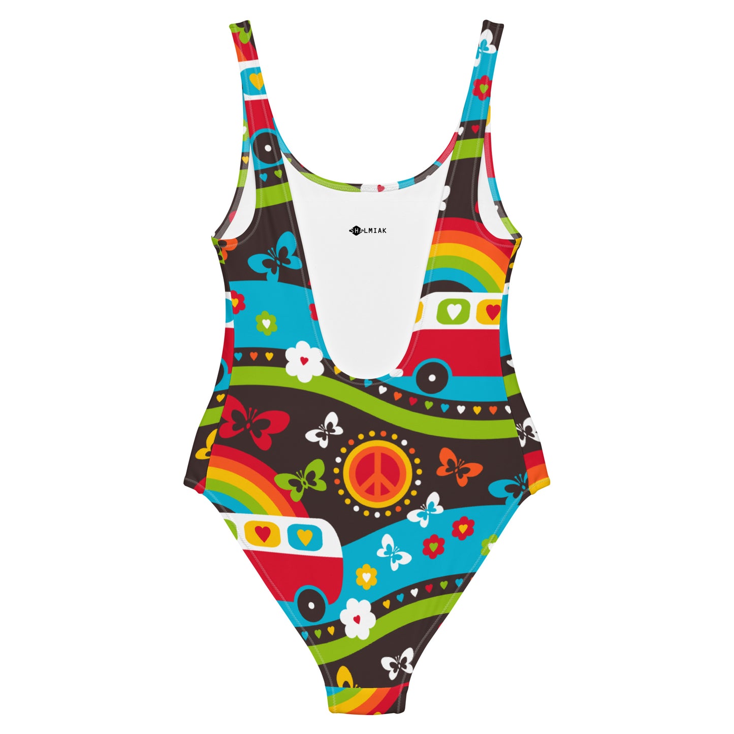 HIPPIE DAY rainbow - One-Piece Swimsuit