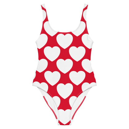 ELLIE LOVE redwhite - One-Piece Swimsuit - SHALMIAK