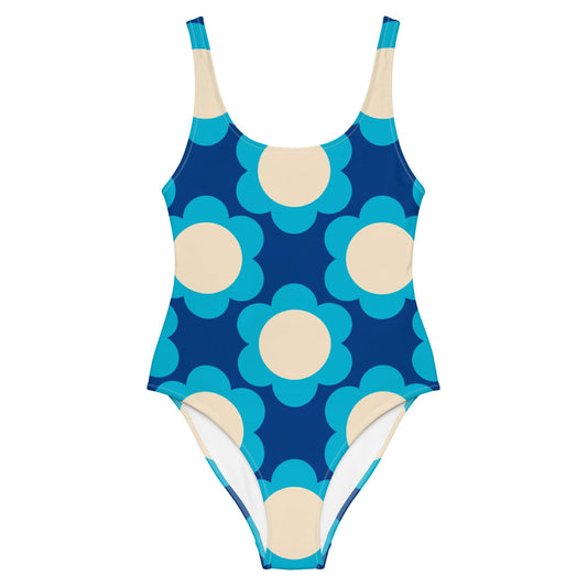 ELLIE blue - One-Piece Swimsuit - SHALMIAK