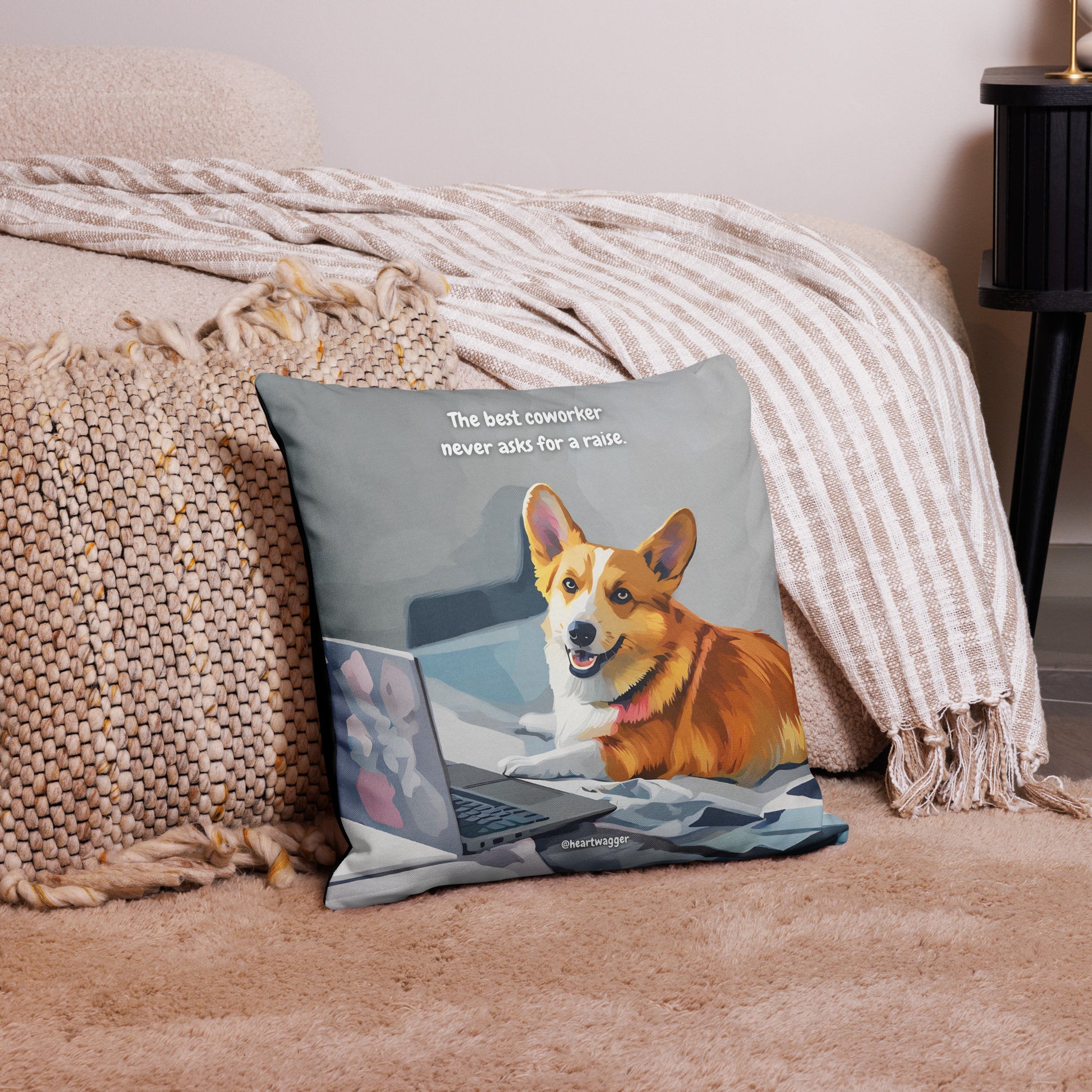 Pillow Case - The best coworker never asks for a raise