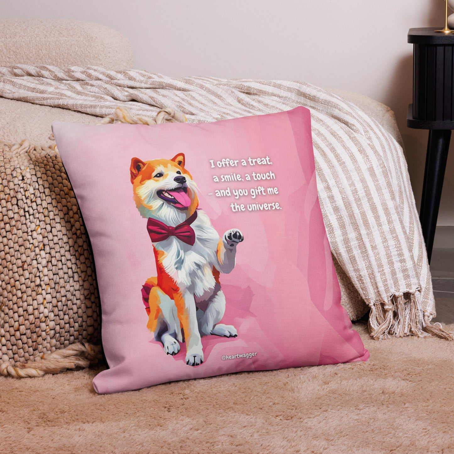 Pillow Case - I offer a treat, a smile, a touch - and you gift me the universe