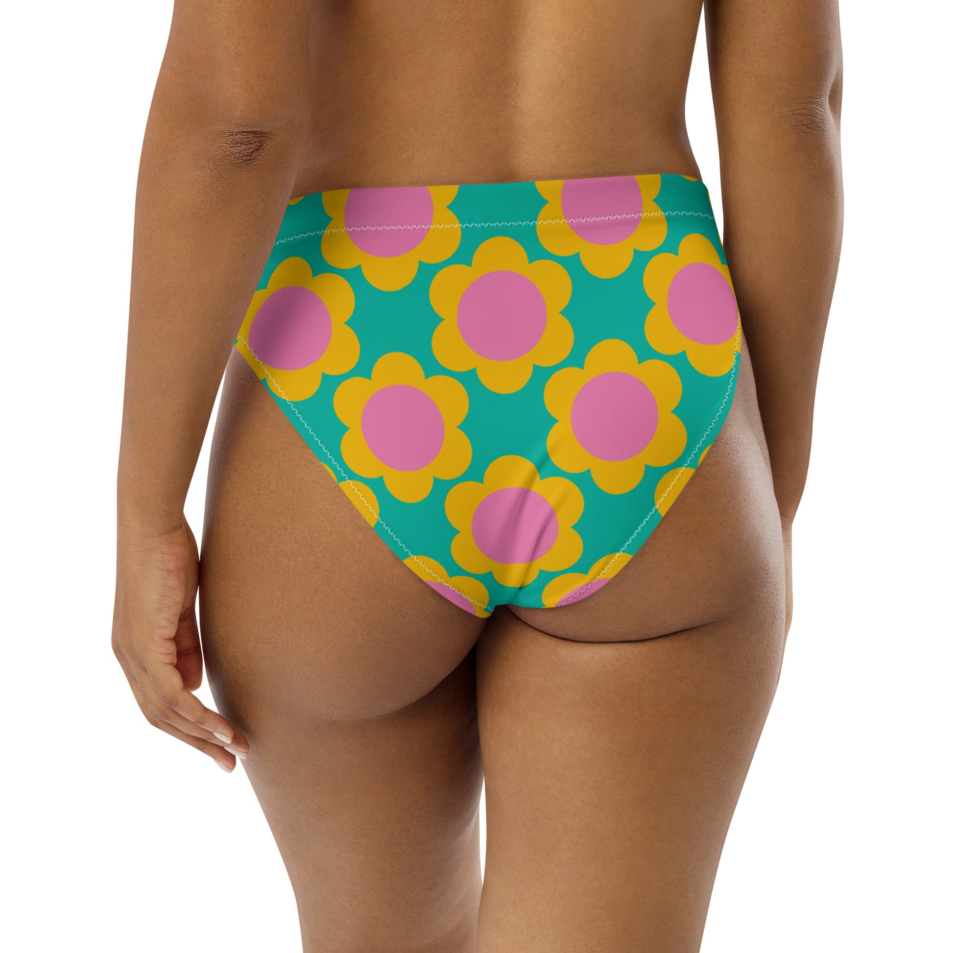 Bikini bottom with high waist (recycled) - ELLIE - SHALMIAK