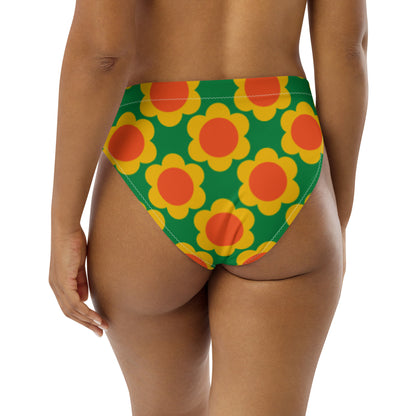 Bikini bottom with high waist (recycled) - ELLIE green - SHALMIAK