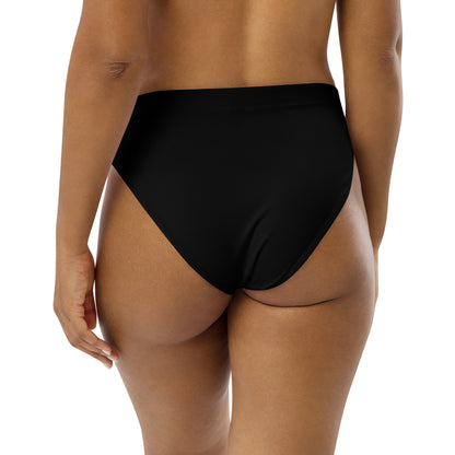 Bikini bottom with high waist (recycled) - BLACK - SHALMIAK