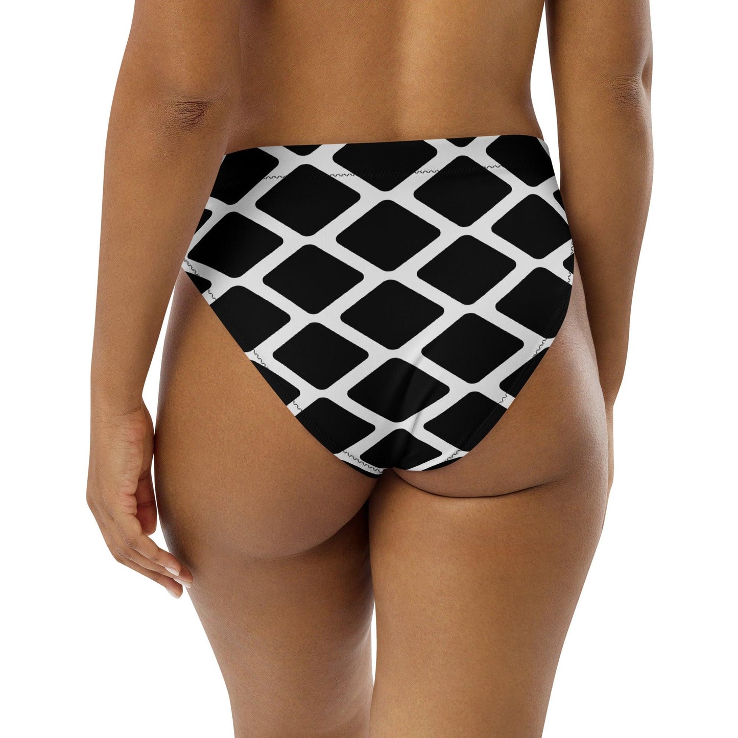 Bikini bottom with high waist (recycled) - SHALMIAKKI black - SHALMIAK