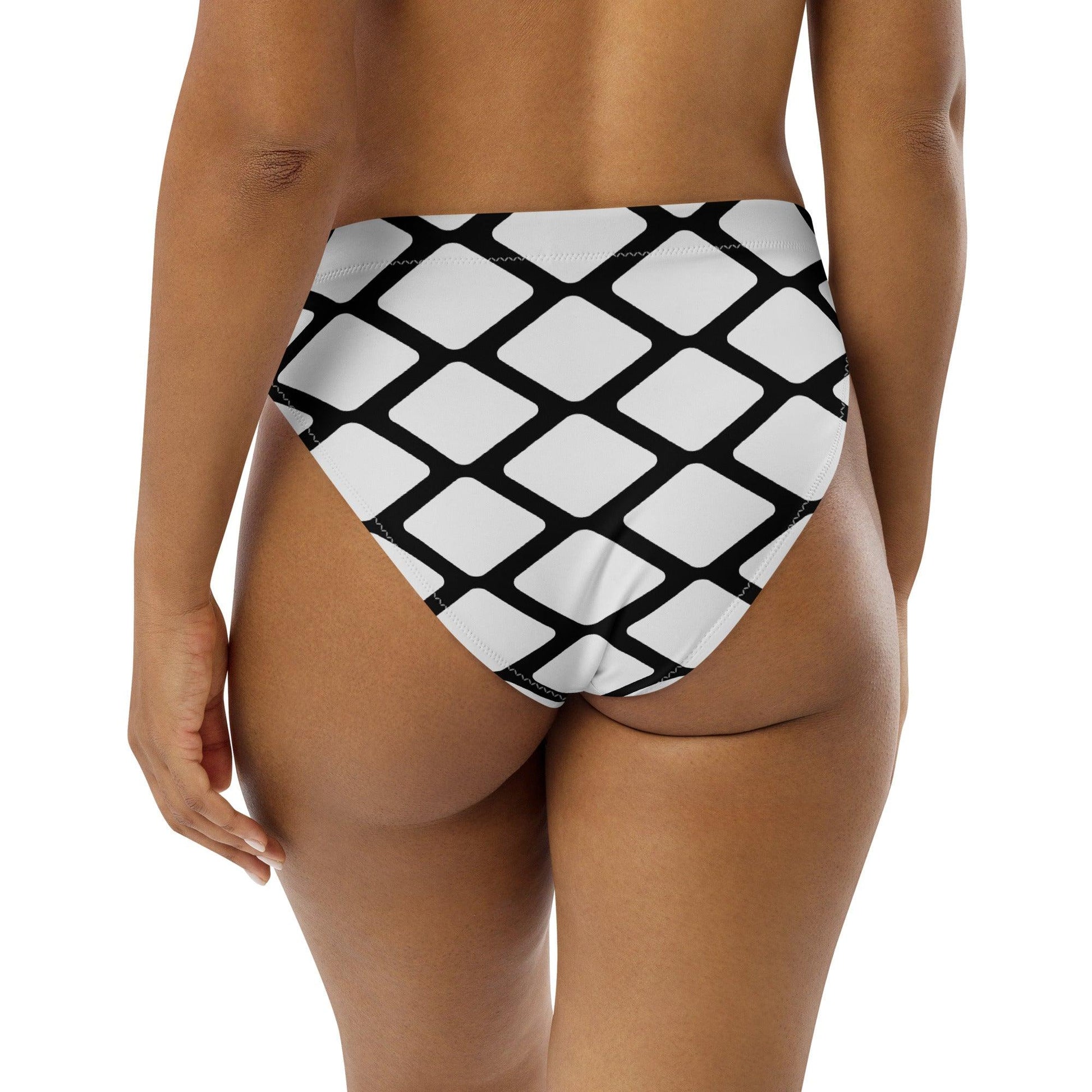 Bikini bottom with high waist (recycled) - SHALMIAKKI white - SHALMIAK