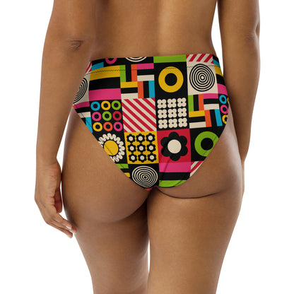 Bikini bottom with high waist (recycled) - CANDYBOX - SHALMIAK