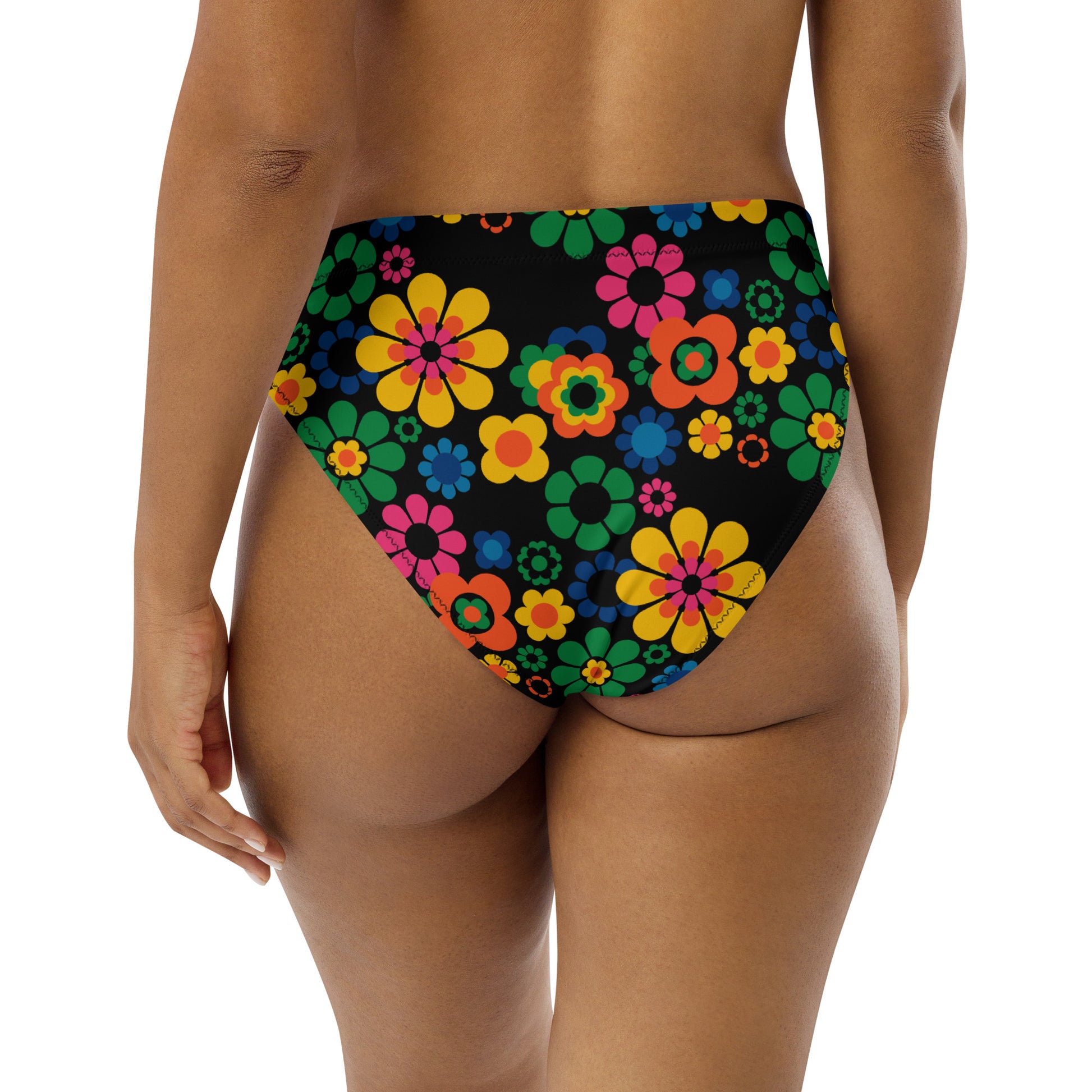 Bikini bottom - FLOW-POW joy - Funky flower power print