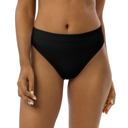 Bikini bottom with high waist (recycled) - BLACK - SHALMIAK