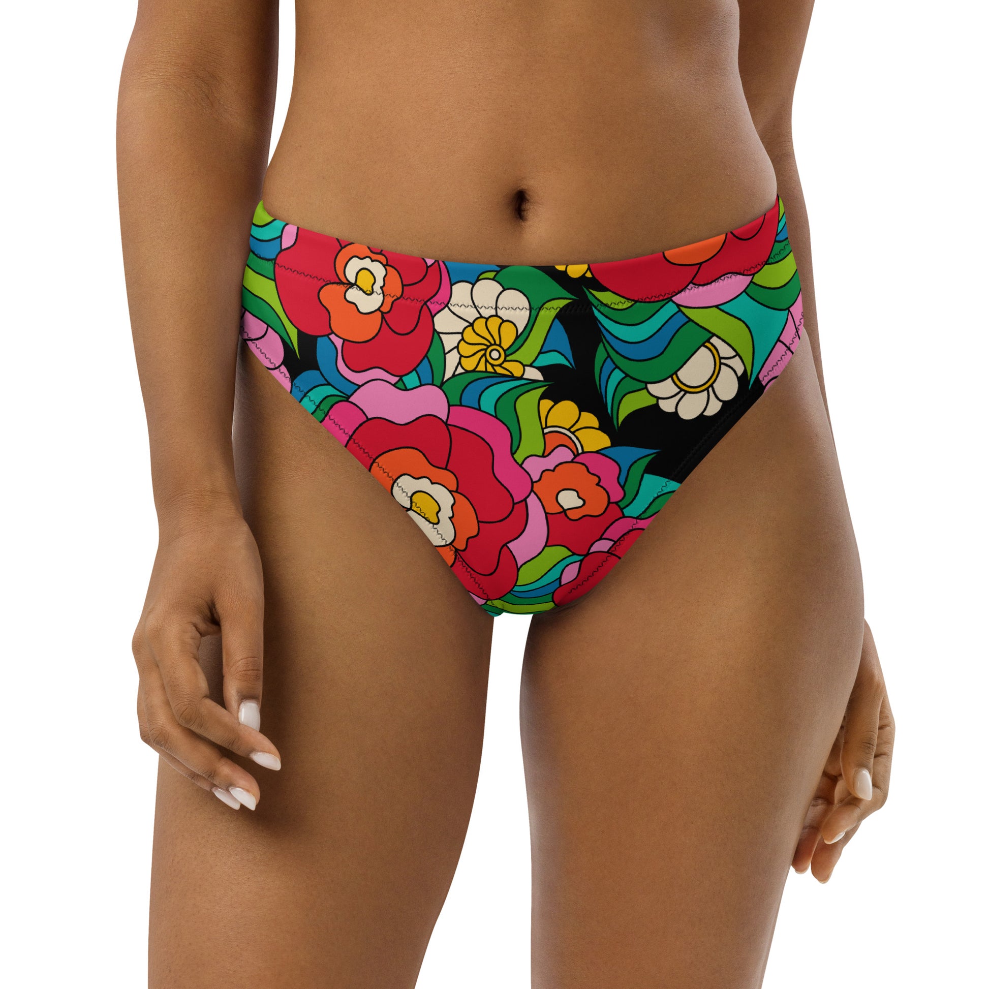 Bikini bottom with high waist (recycled) - BELLADRAMA - SHALMIAK