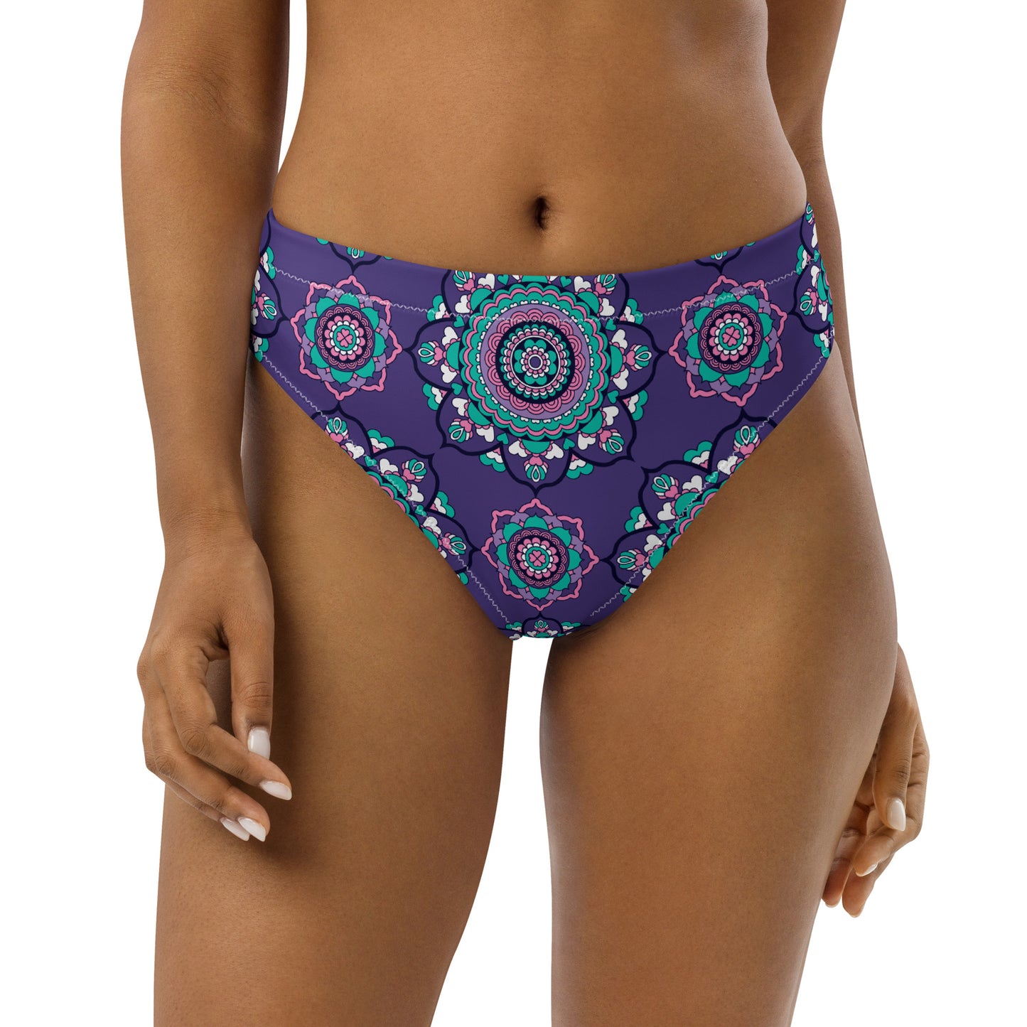 Bikini bottom - FOREVERMORE summer violet - Romantic flowers & hearts