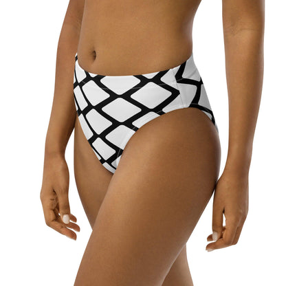 Bikini bottom with high waist (recycled) - SHALMIAKKI white - SHALMIAK