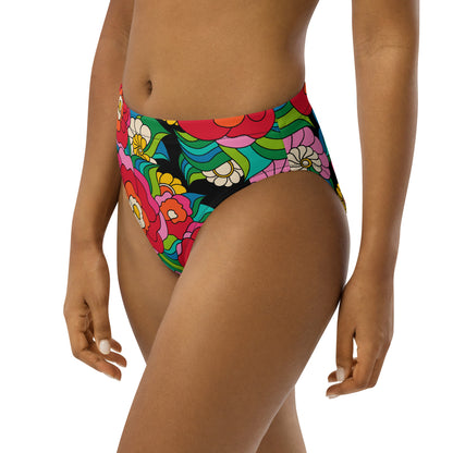 Bikini bottom with high waist (recycled) - BELLADRAMA - SHALMIAK