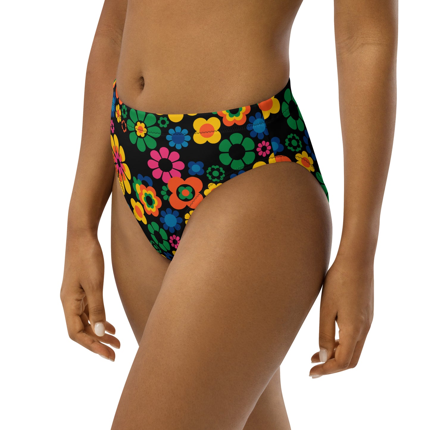 Bikini bottom - FLOW-POW joy - Funky flower power print