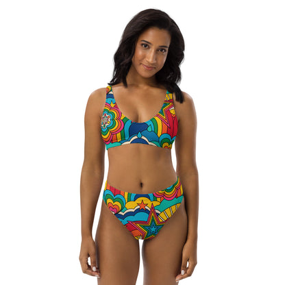 RAINBOW RAVE - Bikinis made of recycled material