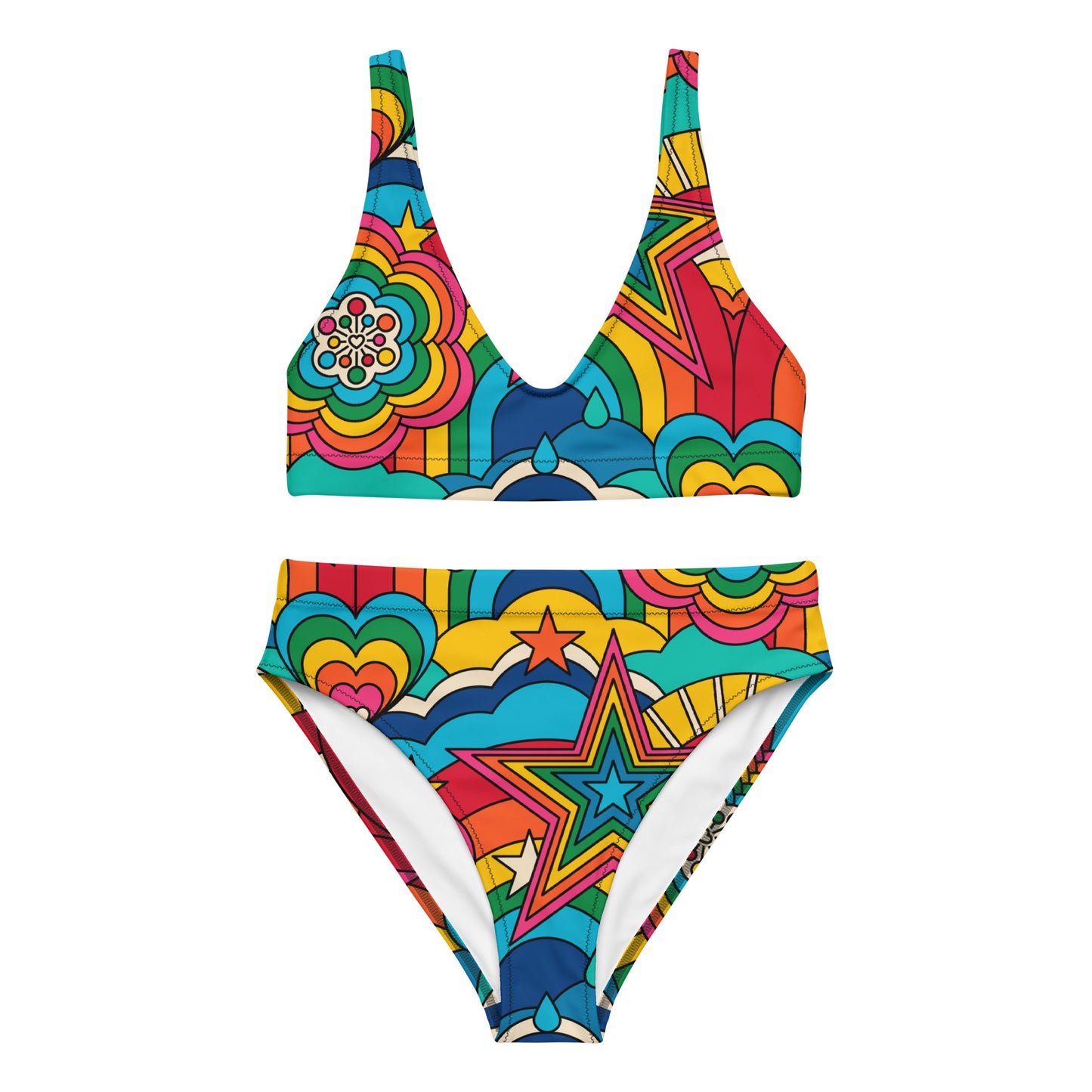 RAINBOW RAVE - Bikinis made of recycled material