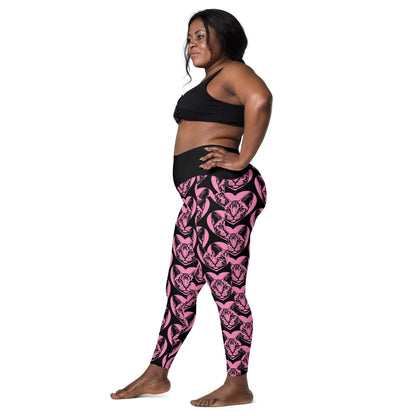 CAT BREED LEGGINGS with pockets - OCICAT - HERTTAHOUND - pink - SHALMIAK