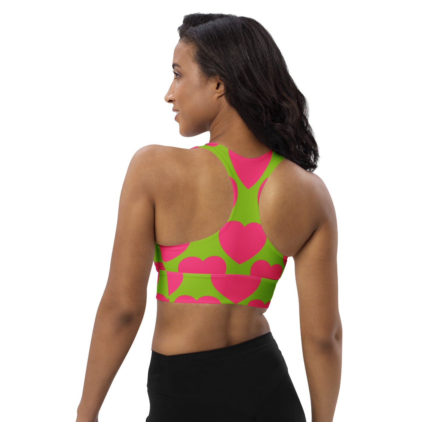 Sports Bra (recycled) - ELLIE LOVE pink lime - SHALMIAK