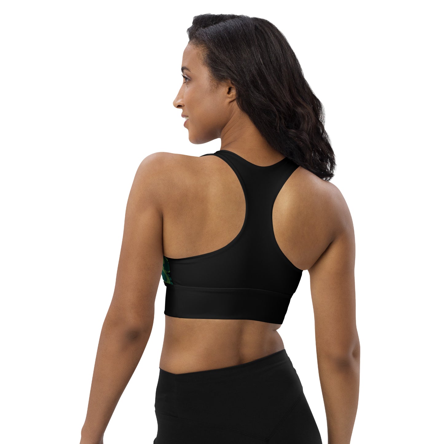 Sports Bra (recycled) - GROOVY KURBITS black - SHALMIAK