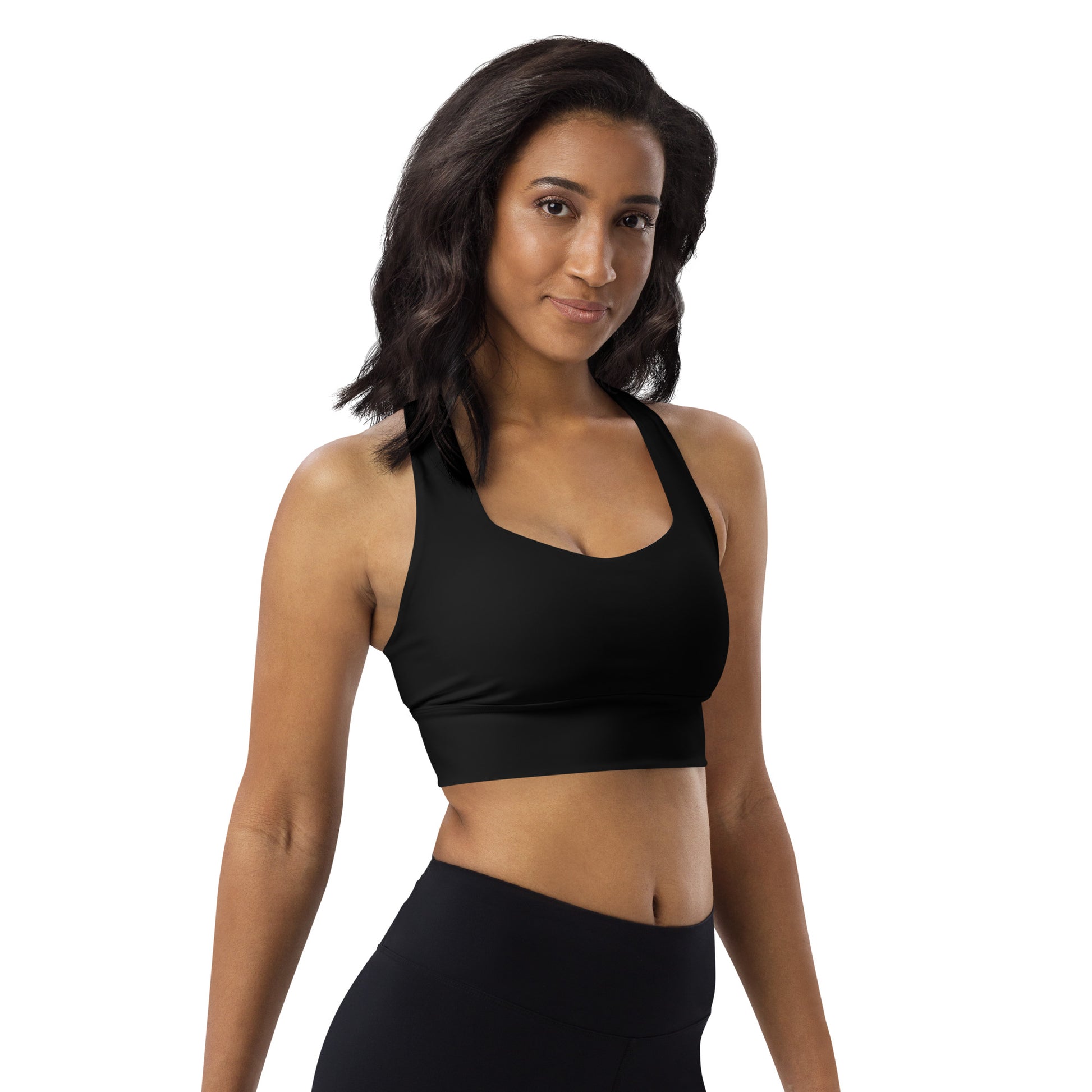 Sports Bra (recycled) - BLACK - SHALMIAK