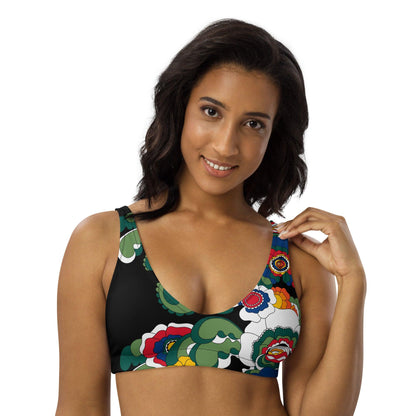 Bikini top (recycled) - GROOVY KURBITS black - SHALMIAK