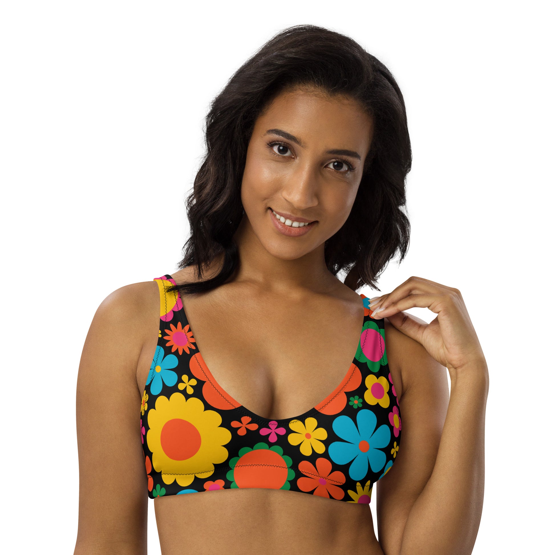 Bikini top (recycled) - BLOOMPOP happy - SHALMIAK