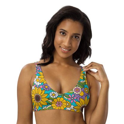 Bikini top (recycled) - SUNDANCE turquoise - SHALMIAK